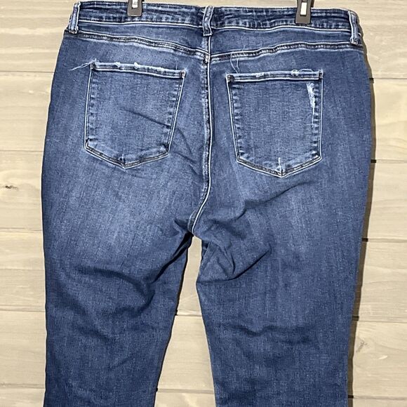 Kut From The Kloth Jeans Womens 18W Straight  Leg Ankle Cropped Reese - Picture 5 of 8